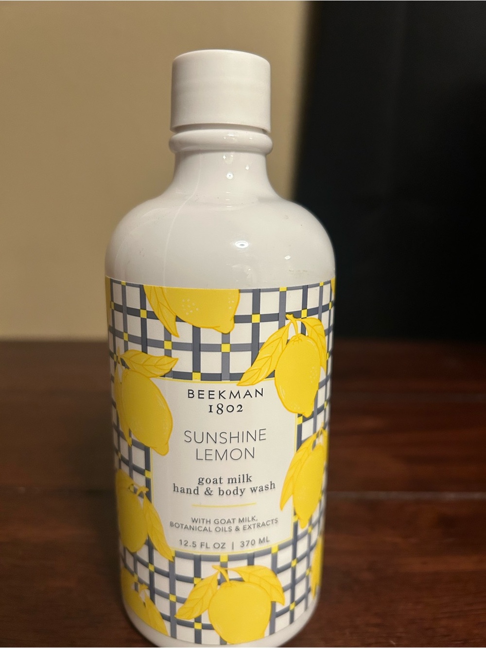 Beekman 1802 Sunshine Lemon Goat Milk Hand Body Wash 12.5 floz New No Box Sealed
